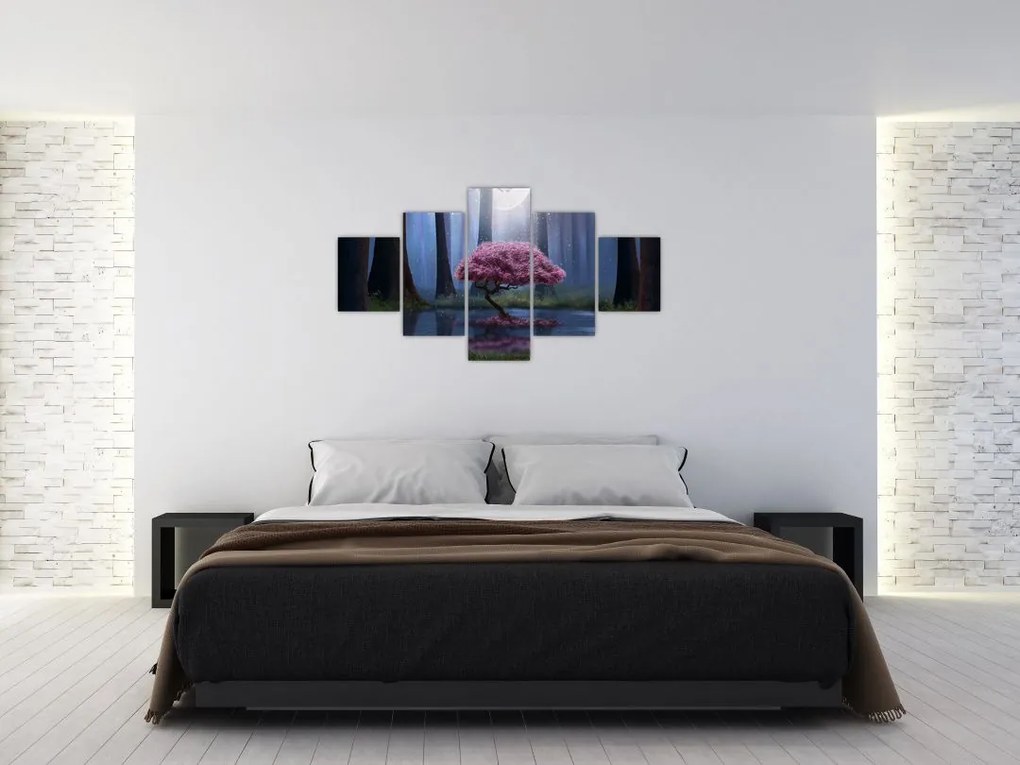 Obraz - Magiczna noc (125x70 cm)
