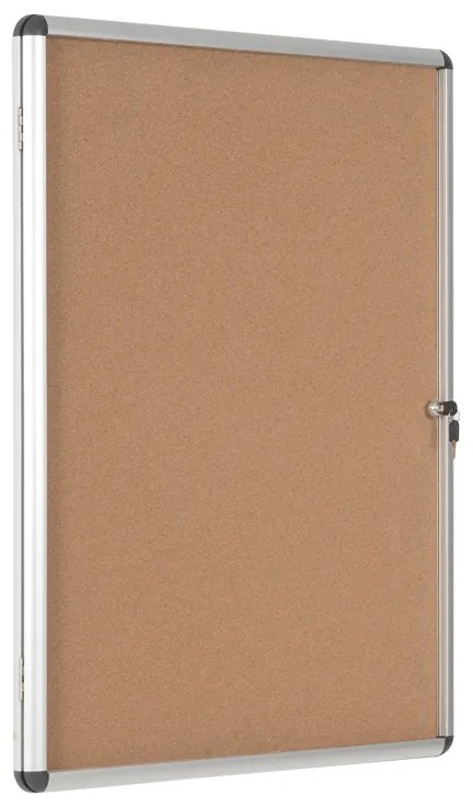 Gablota informacyjna z korkową powierzchnią, 720 x 980 mm