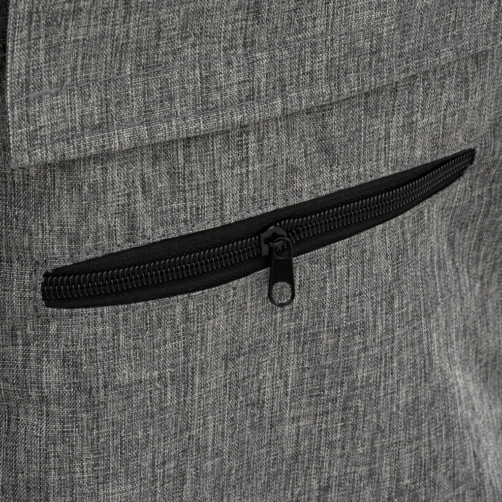 Wózek zakupowy na kółkach, szary