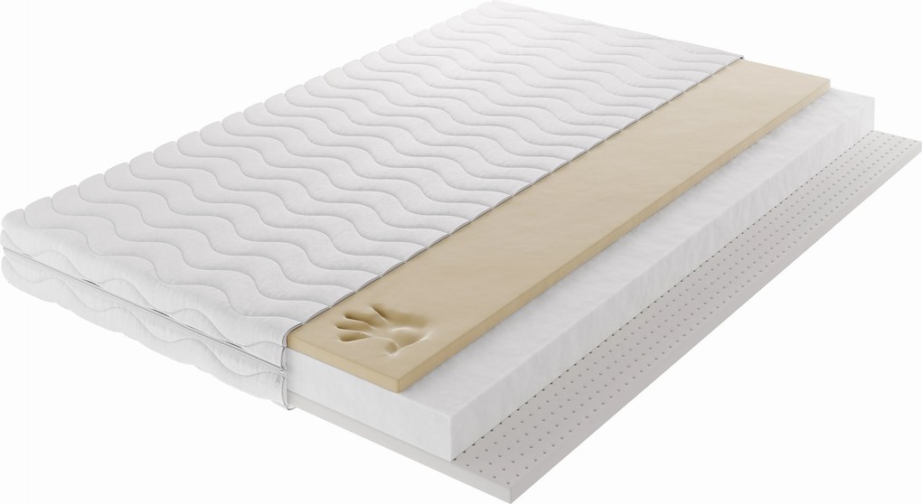 Masseno Materac RAVINI 80x200 cm piankowy dwustronny średnio miękki H2