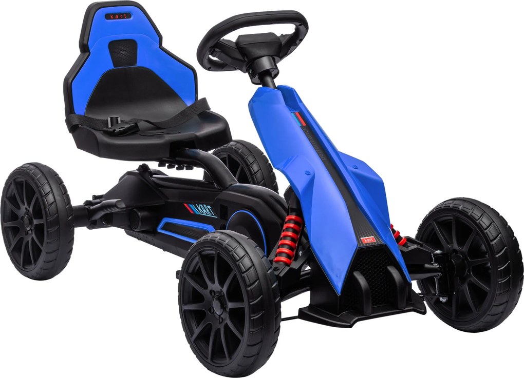 HOMCOM Go-Kart z regulowanym siedzeniem