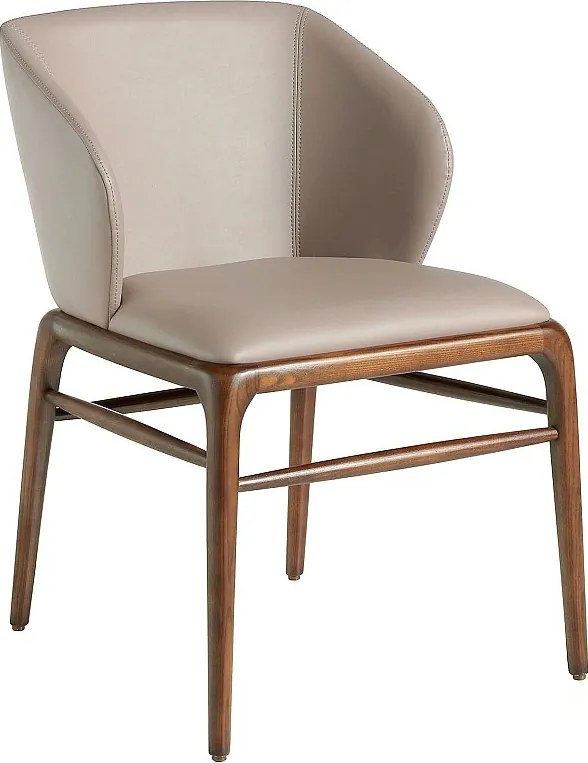 Ciemne krzesło z ekoskóry norek 4065 ANGEL CERDA