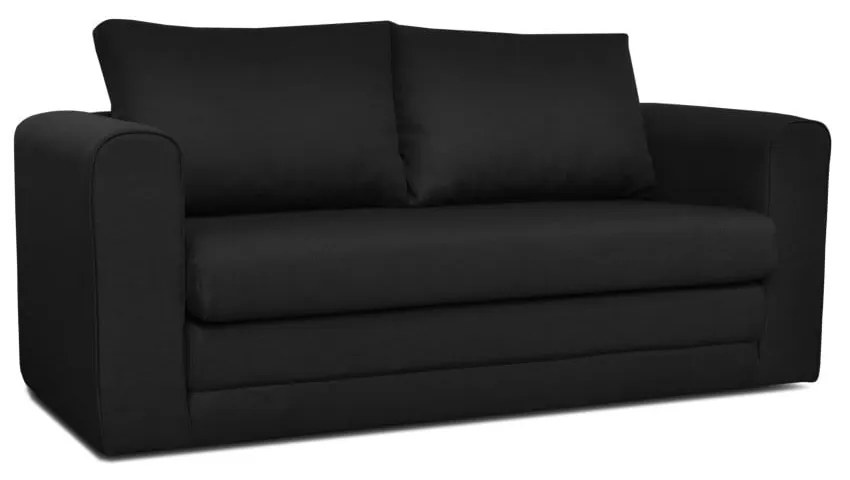 Czarna sofa rozkładana Cosmopolitan Design Honolulu