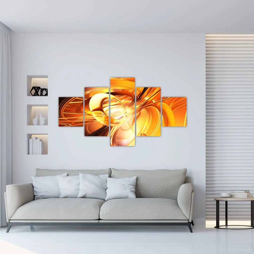 Obraz abstrakcji (125x70 cm)
