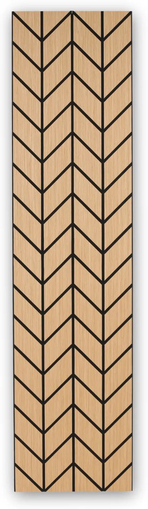 Panel akustyczny, 2400 x 600 mm, dąb Hamilton