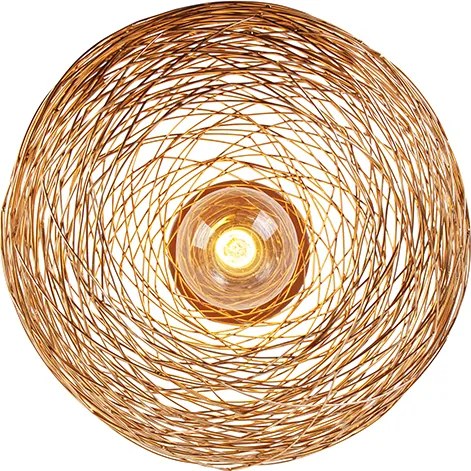 Designerska lampa sufitowa miedziana - Sarella