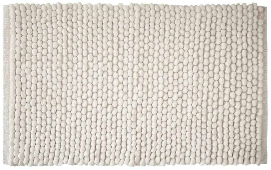 Biały dywanik łazienkowy 50x80 cm Aspen Bobble – Bianca