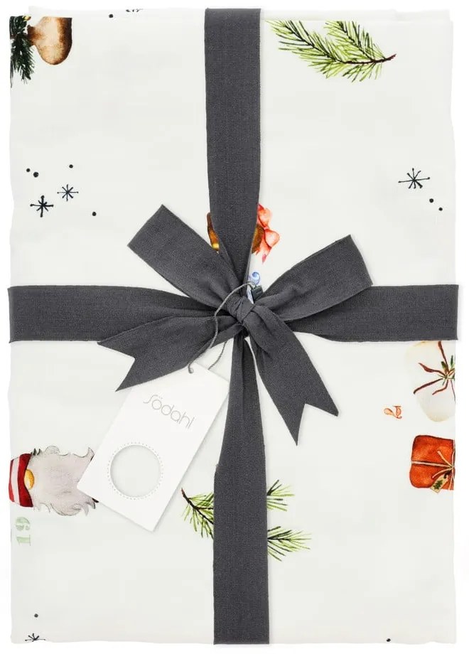 Bawełniany obrus ze świątecznym motywem 140x350 cm Christmas Days – Södahl