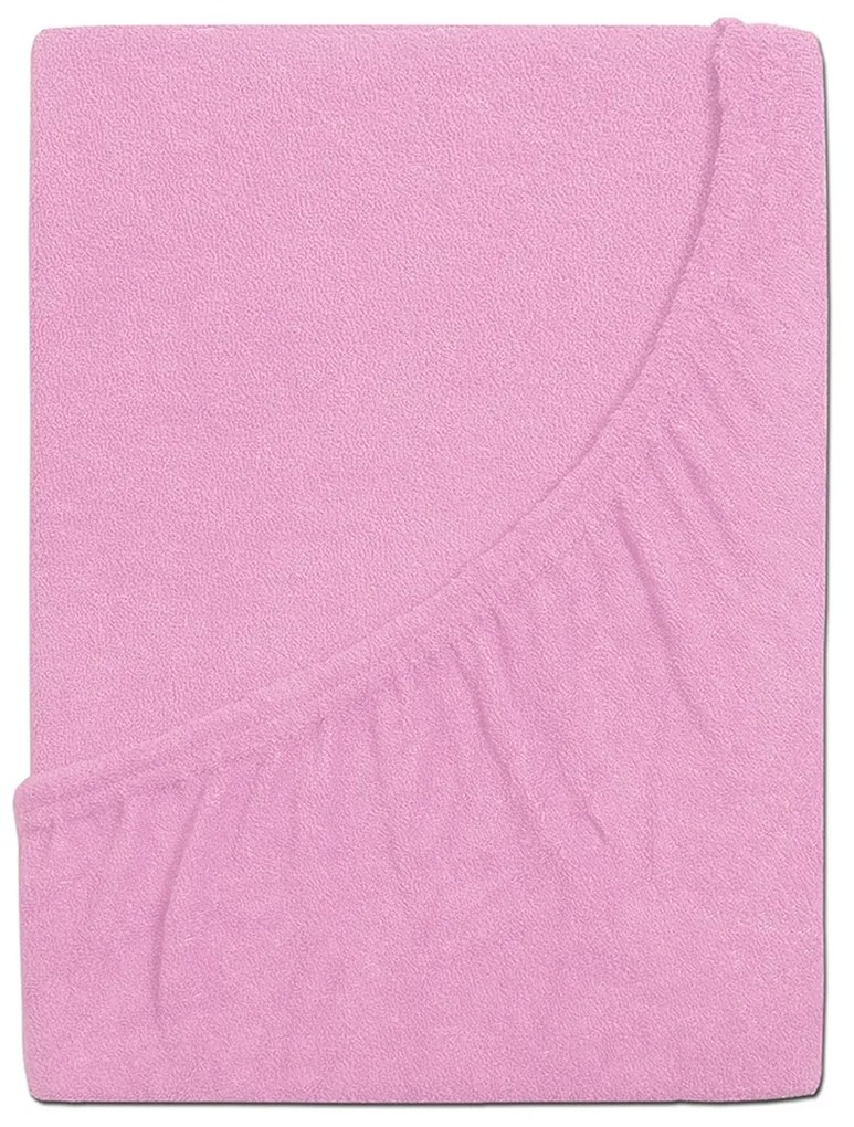 4Home prześcieradło frotte Ideal różowy, 60 x 120 cm, 60 x 120 cm
