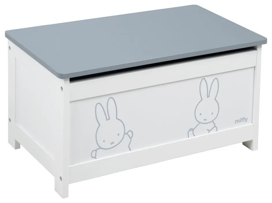 Biały pojemnik dziecięcy 60x32x30 cm Miffy – Roba