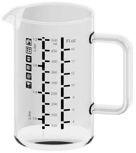 Simax 3853 szklana miarka 0,5 l