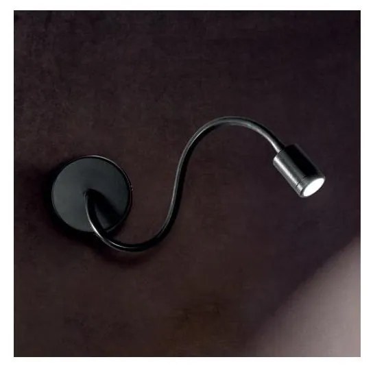 Ideal Lux - Lampa LED FOCUS LED/4W/230V CRI 90 czarna, elastyczna