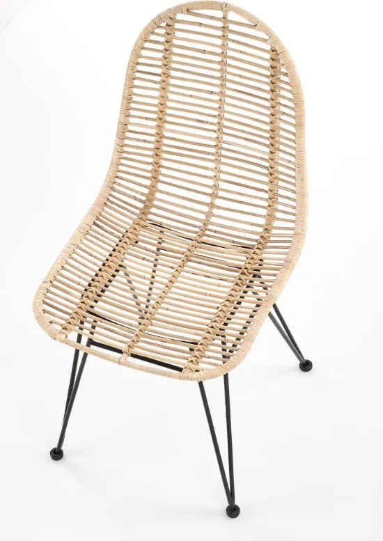 Krzesło do jadalni z rattanu naturalnego K337