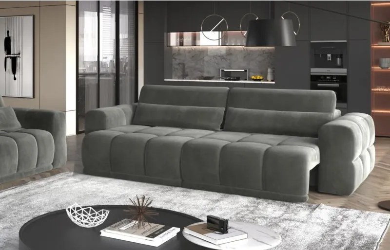 Sofa LAGOS 3 osobowa z elektrycznym wysuwem i regulowanymi zagłówkami WERSAL
