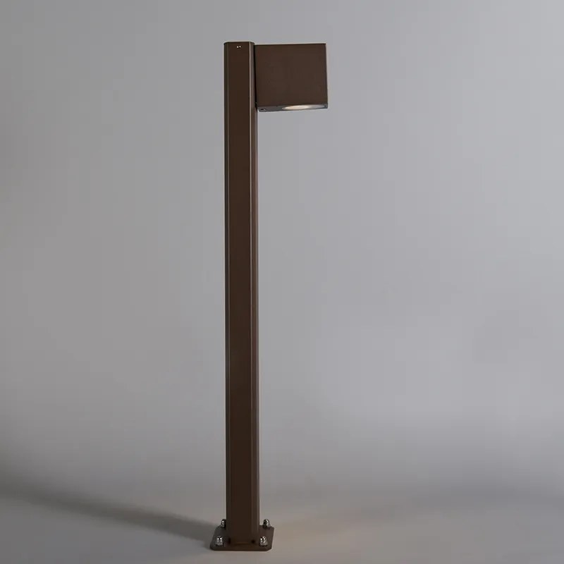 Inteligentna lampa podłogowa zewnętrzna rdzawobrązowa 65 cm IP44 z WiFi GU10 - Baleno