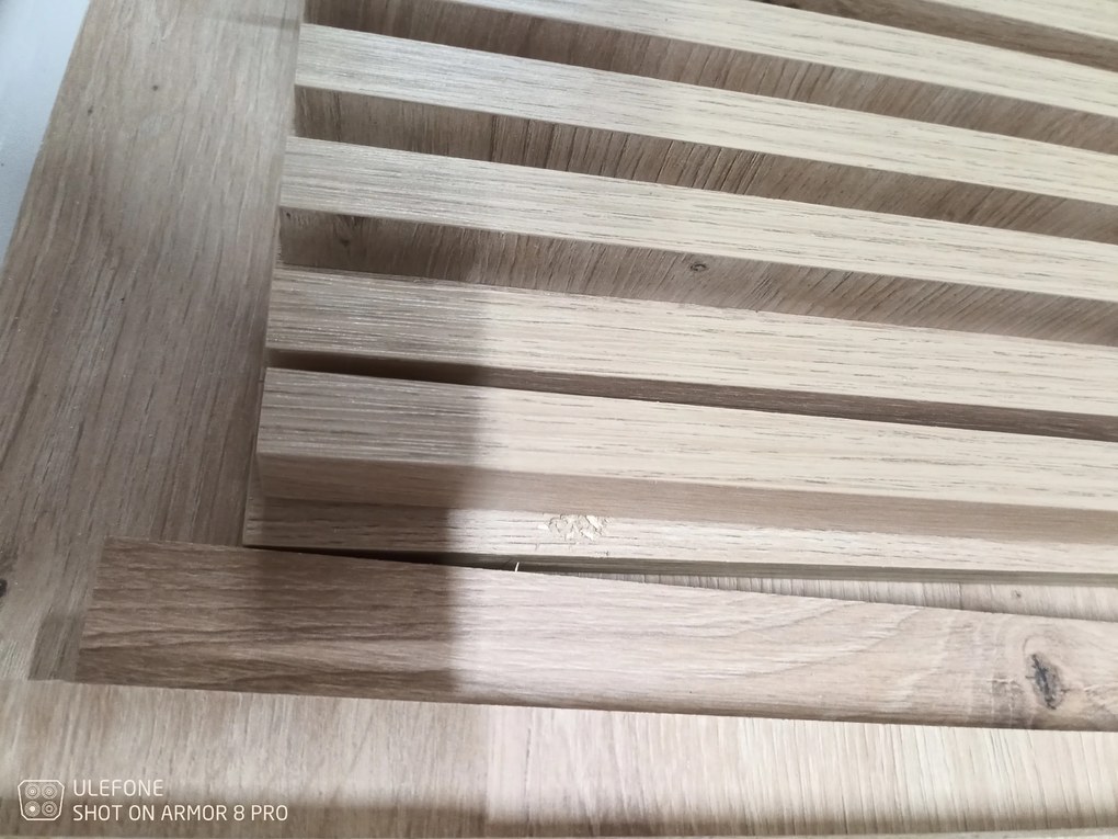 PROMOCJA Nástěnny stolik TV ENTSIAN 150x40cm, dąb artisan II. jakość