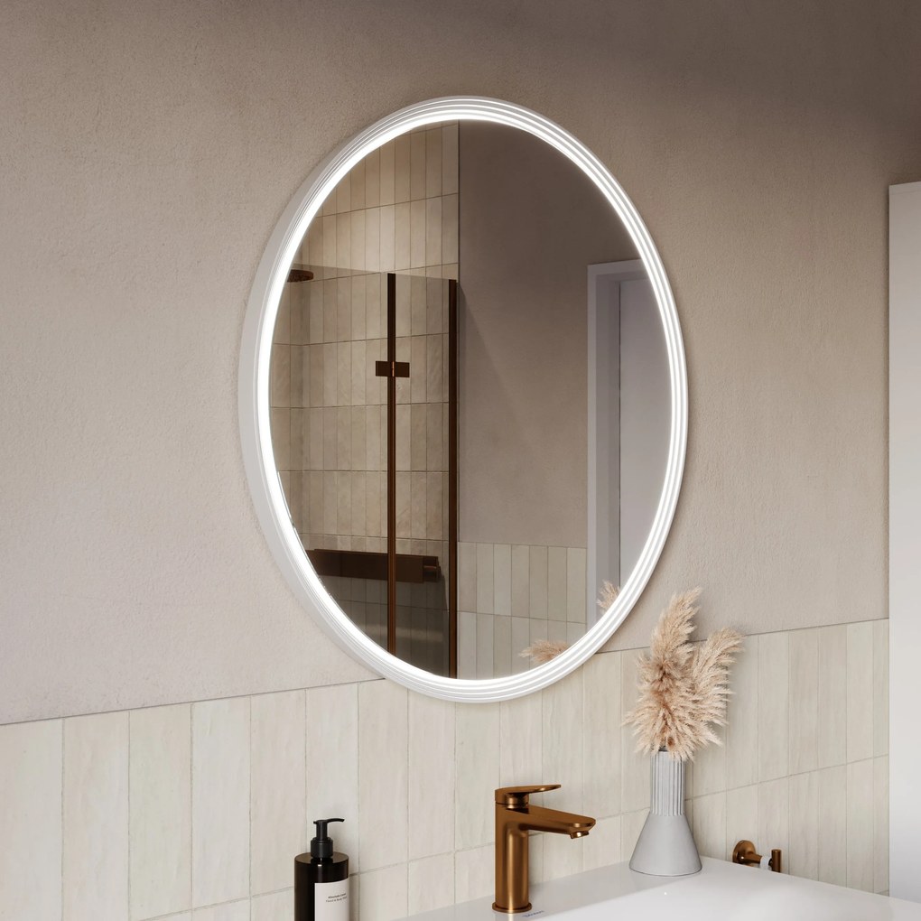 Lustro łazienkowe LED BELDIVO okrągłe - 80 cm