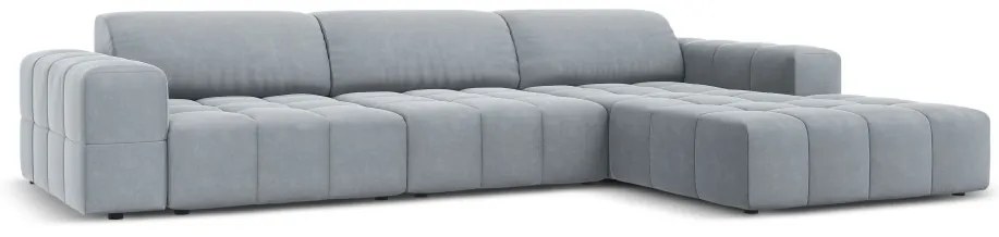 Sofa Narożna LUC 4-miejscowa 284x166x70 Christian Lacroix jasny niebieski light blue