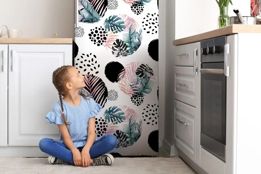 Mata magnetyczna na lodówkę Arkusze abstrakcyjne