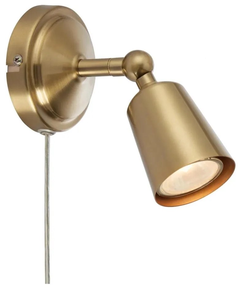 Markslöjd 108978 - Kinkiet punktowy ścienny TINY 1xGU10/7W/230V mosiądz