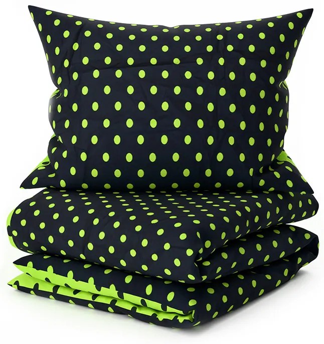 PrzytulneMieszkanie.pl PrzytulneMieszkanie.pl Bawełniana pościel COLAM GREEN zielona Rozmiar pościeli: 70 x 90 cm | 140 x 220 cm