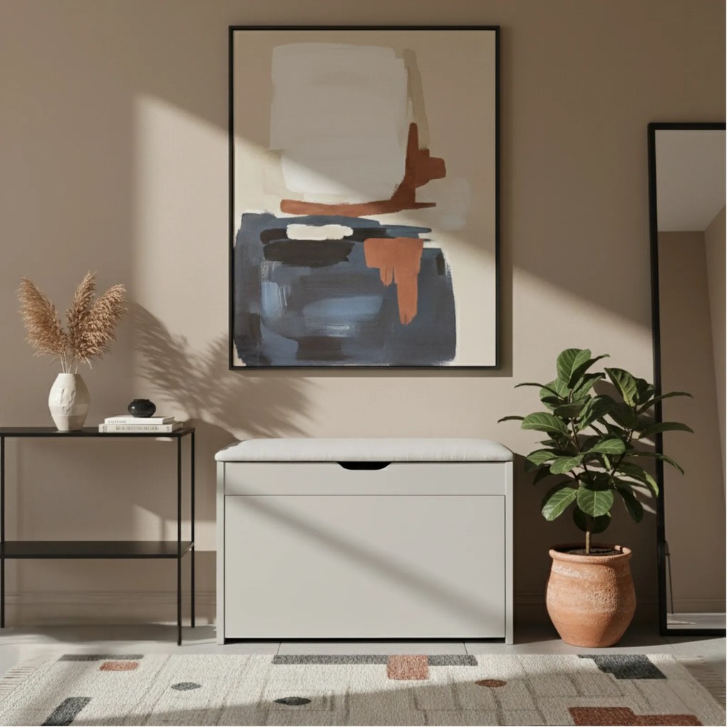 Szafka na buty z siedziskiem i wysuwanymi półkami VAULT, 57 x 30 x 53 cm