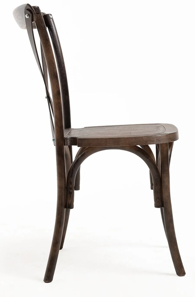 Krzeso polipropylenowe Altea z efektem drewna