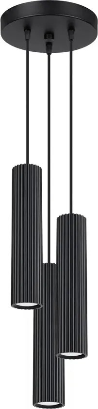 Elegancka czarna lampa wisząca - D299 N8-T86