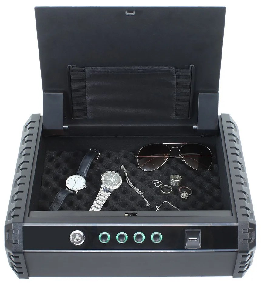 Sejf na kosztowności i broń GUNMASTER XL, 100 x 370 x 275 mm