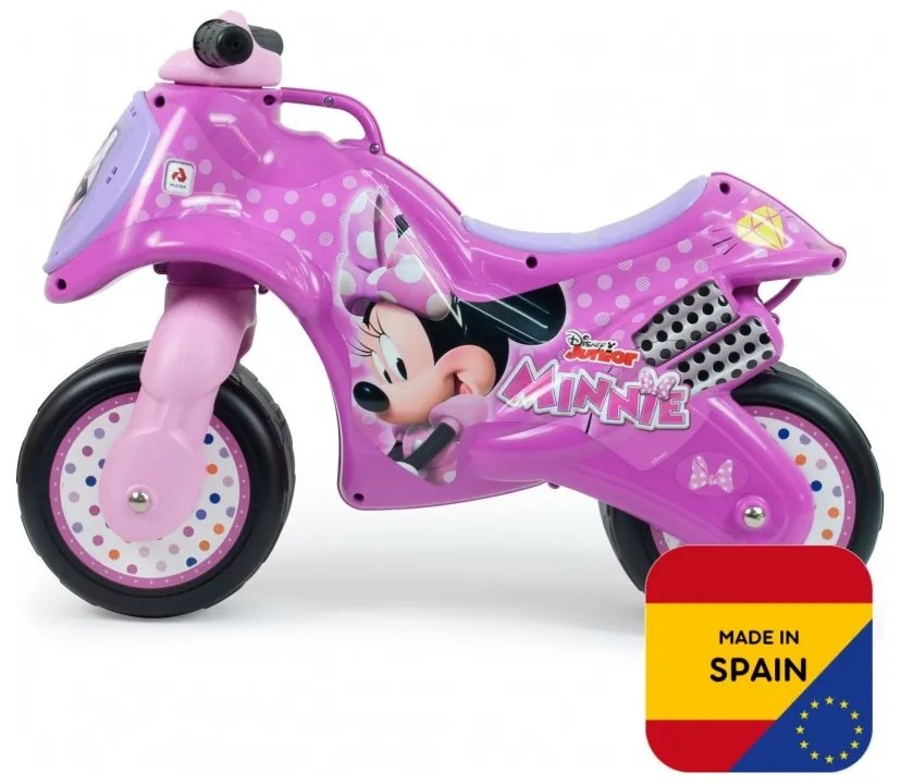 Injusa myszka minnie jeździk motor rowerek biegowy