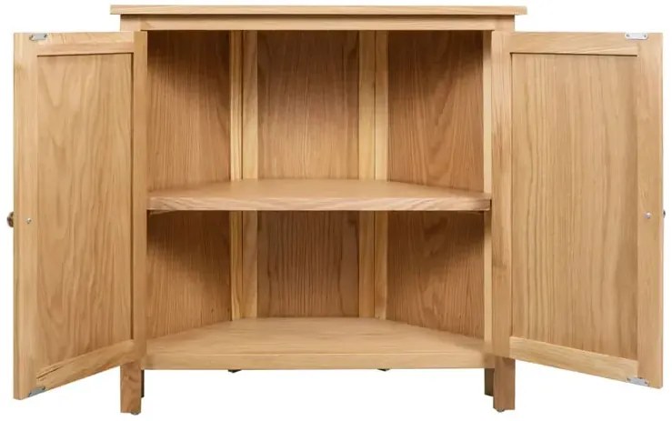 Narożna szafka stojąca dębowa W1-F37