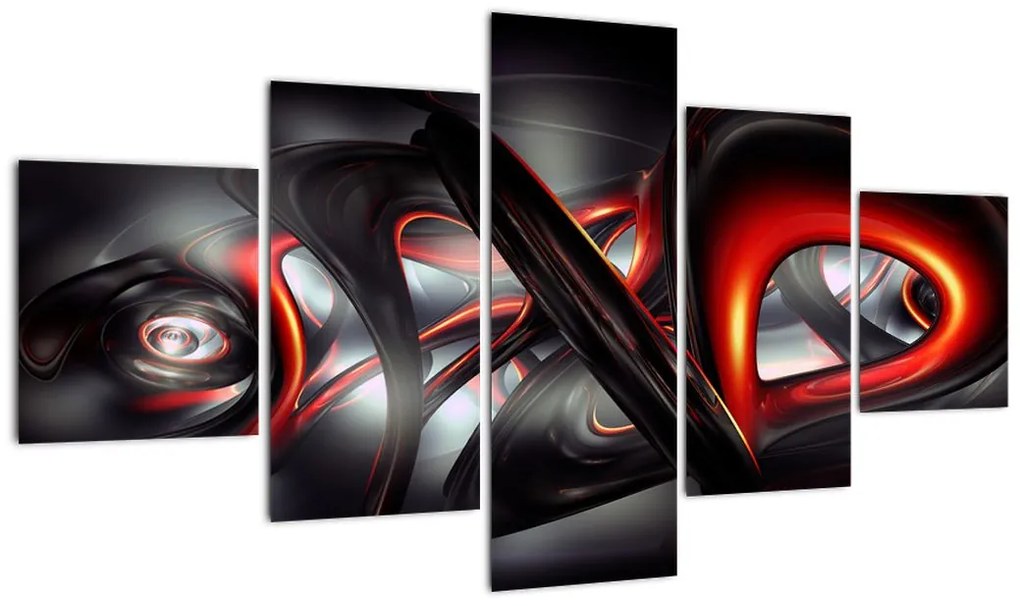 Obraz abstrakcji (125x70 cm)