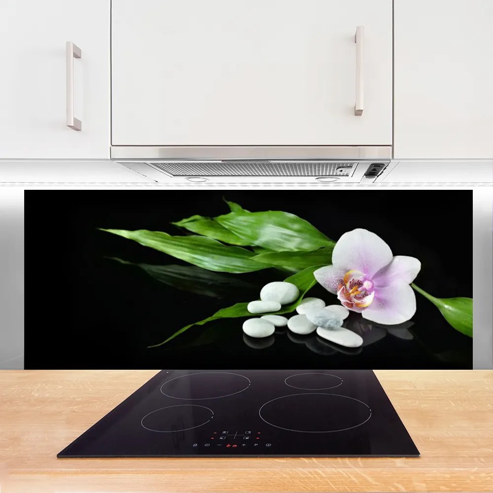 Szkło do Kuchni na Ścianę Kompozycja Spa I Natury