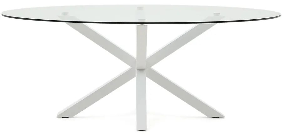 Stół ze szklanym blatem 100x200 cm Argo – Kave Home