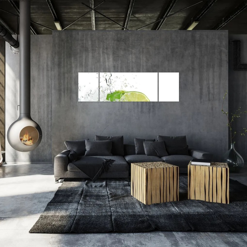 Obraz - Soczyste cytryny (170x50 cm)