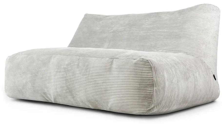 Kremowy sztruksowy worek do siedzenia Sofa Tube 160 – SLOWDOWN