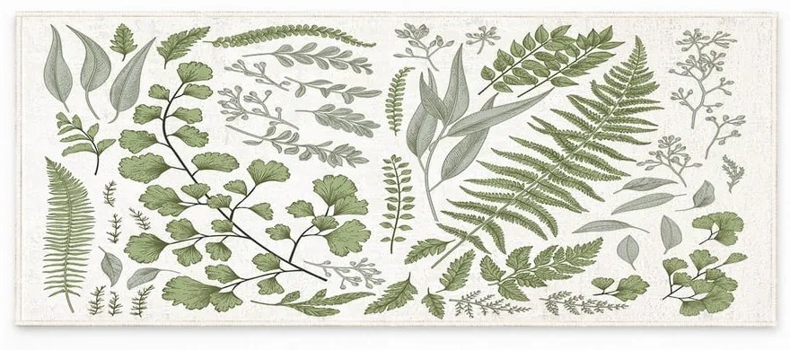 Chodnik Oyo Concept Leaves, 80x200 cm