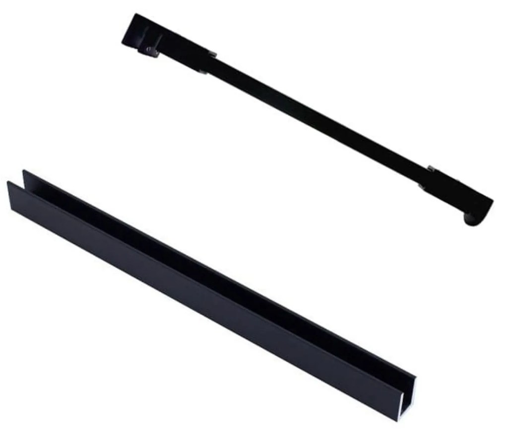 Ścianka prysznicowa Walk-in satynowa matowa prostokątna 8 mm MOLIS Satin Classic MASSI | rożne rozmiary : Kolor profili kabiny - chrom / srebrny, Szerokość ścianki - 100 cm, Typ montażu - WALK in FIX (Do ściany)