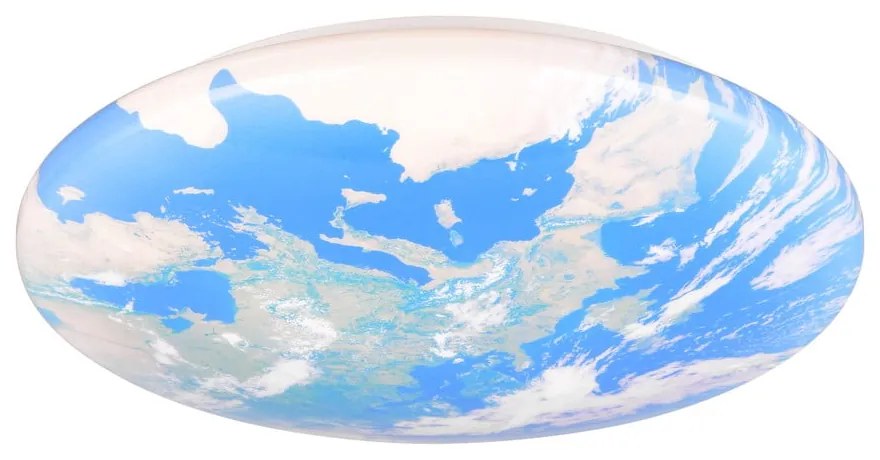 Niebieska dziecięca lampa sufitowa LED ø 37 cm Terra – Reality