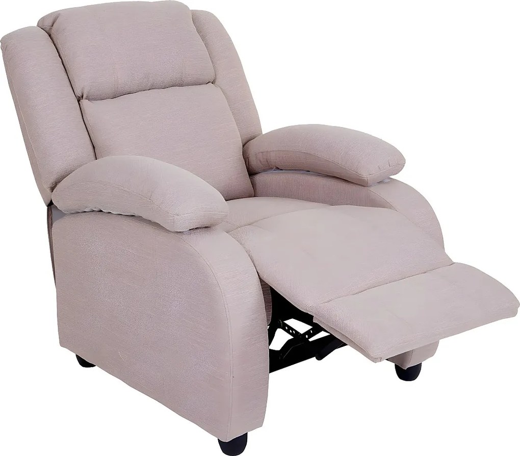 Fotel telewizyjny Glasgow,  kremowo-szary