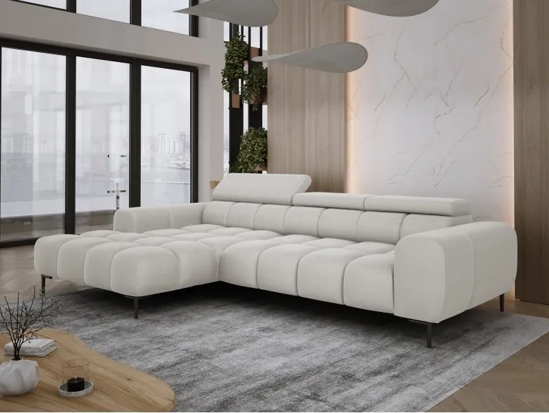 Narożnik PLAZA MINI wolnostojący Lewostronny w tkaninie SOLAR 03 WERSAL