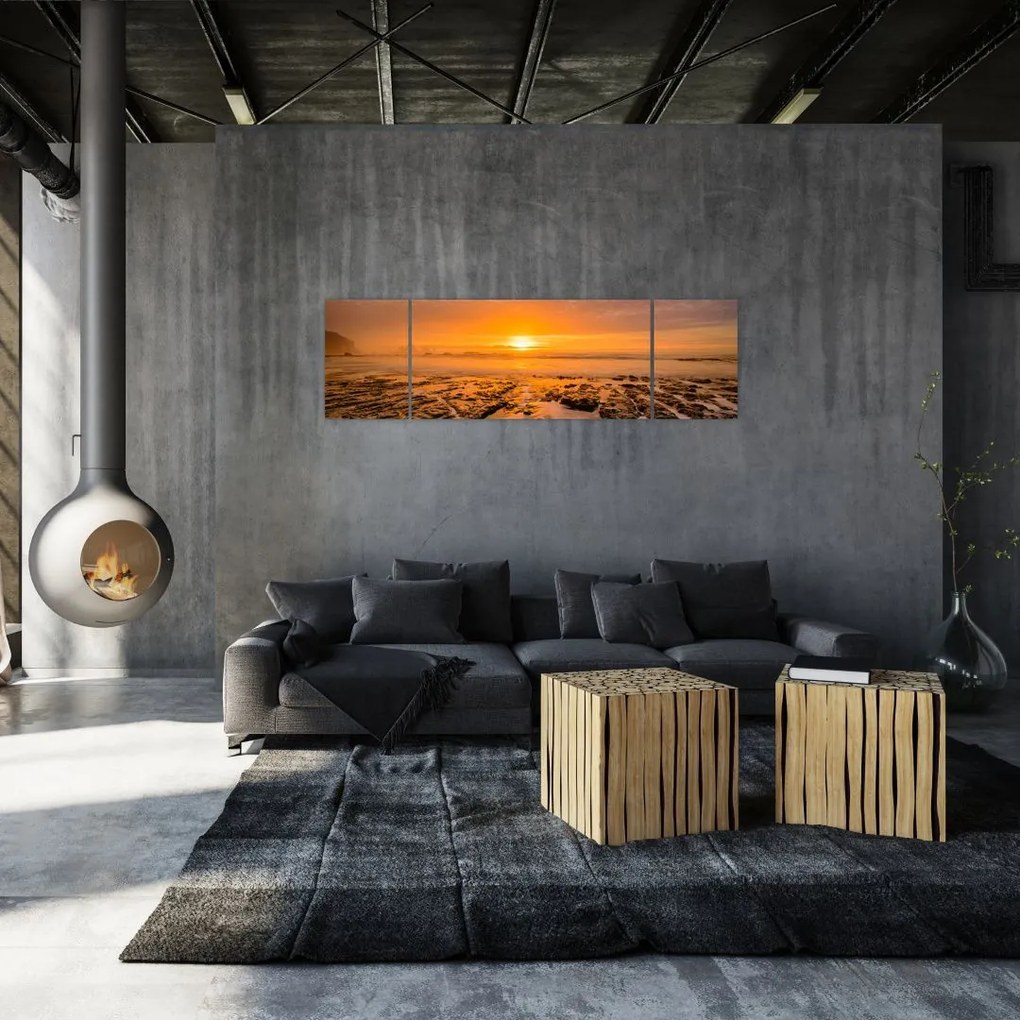 Obraz zachodu słońca (170x50 cm)