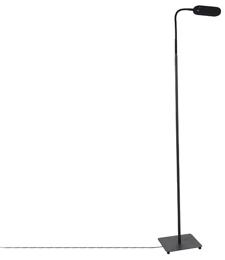 Lampa stojąca czarna z wbudowanym LED 5-stopniowym ściemniaczem w Kelvinach - Botot Nowoczesny Oswietlenie wewnetrzne