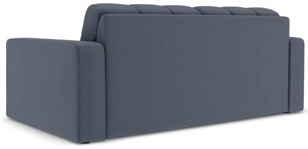 Sofa Justin 2-osobowa, ciemny niebieski, tkanina strukturalna
