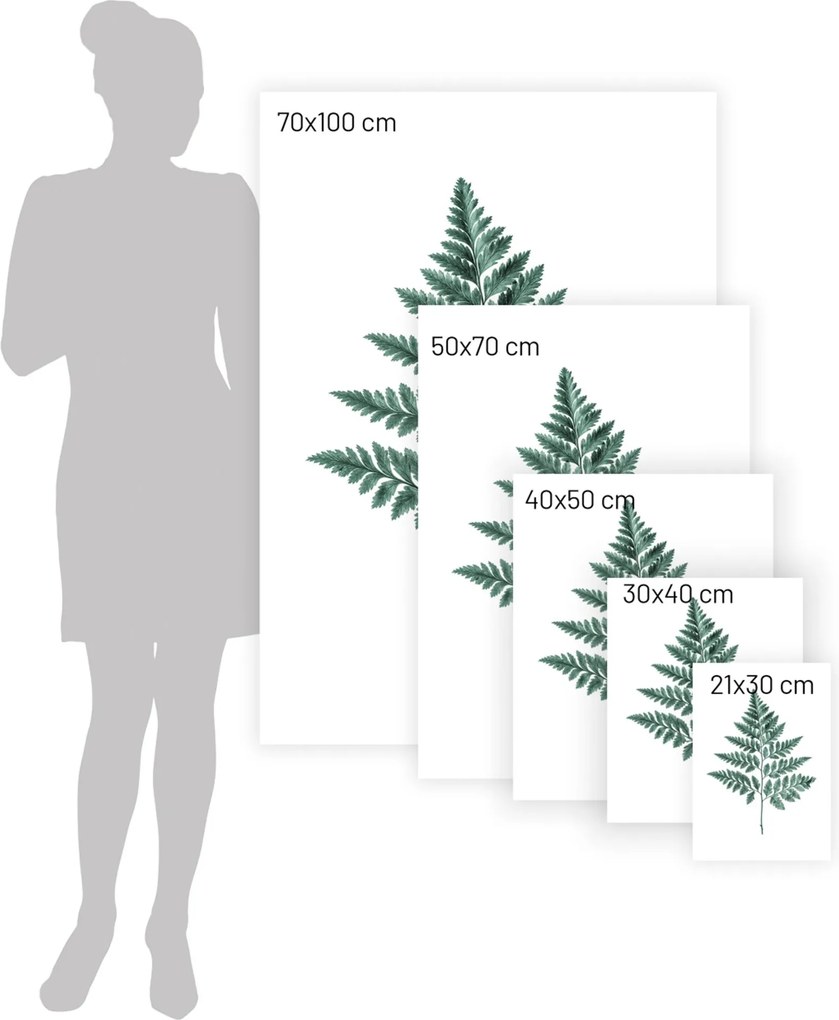 Plakat Fern Emerald Green