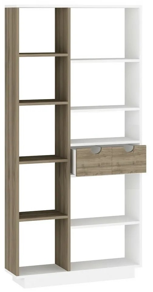 Biblioteczka Luma White and Walnut