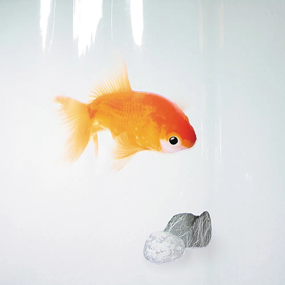 Zasłona prysznicowa 180x200 cm Goldfish – Spirella