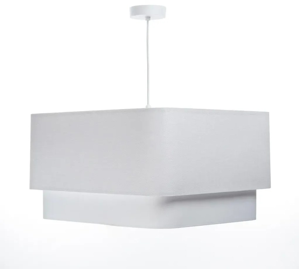 Lampa wisząca KWADRO DUO 010 51x47cm biała BPS KONCEPT