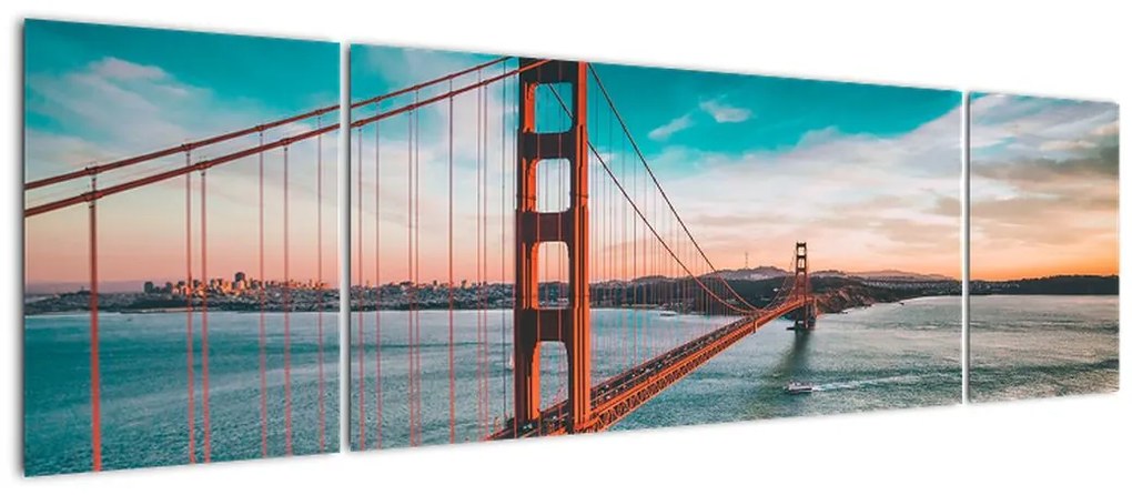 Obraz - Golden Gate, San Francisco (170x50 cm)