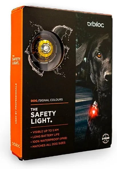 Lampka LED na obrożę Yellow – Orbiloc